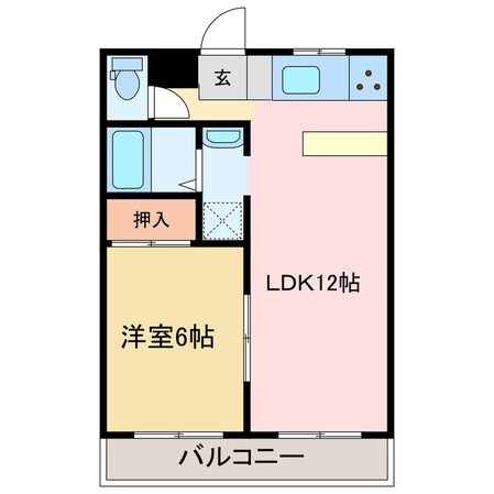 カサーナ新須賀の物件間取画像